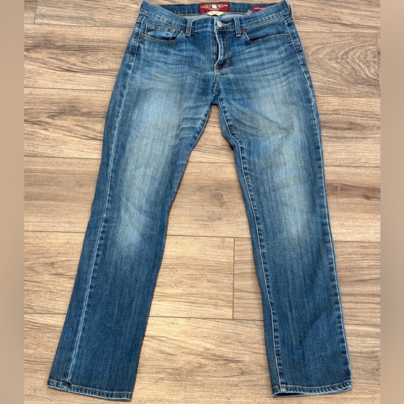 Lucky Brand Size 4/27 Ankle Sofia Straight Mid Rise Mid Wash Denim Jeans - Picture 6 of 6